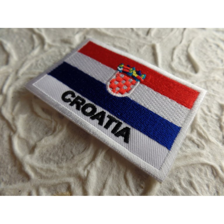 Ecusson drapeau Croatie