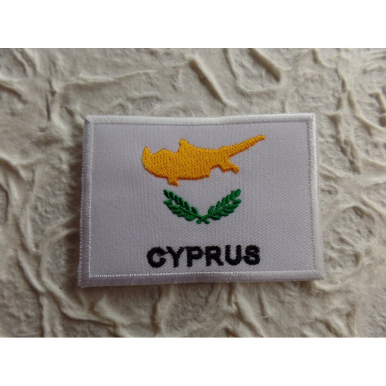 Ecusson drapeau Chypre