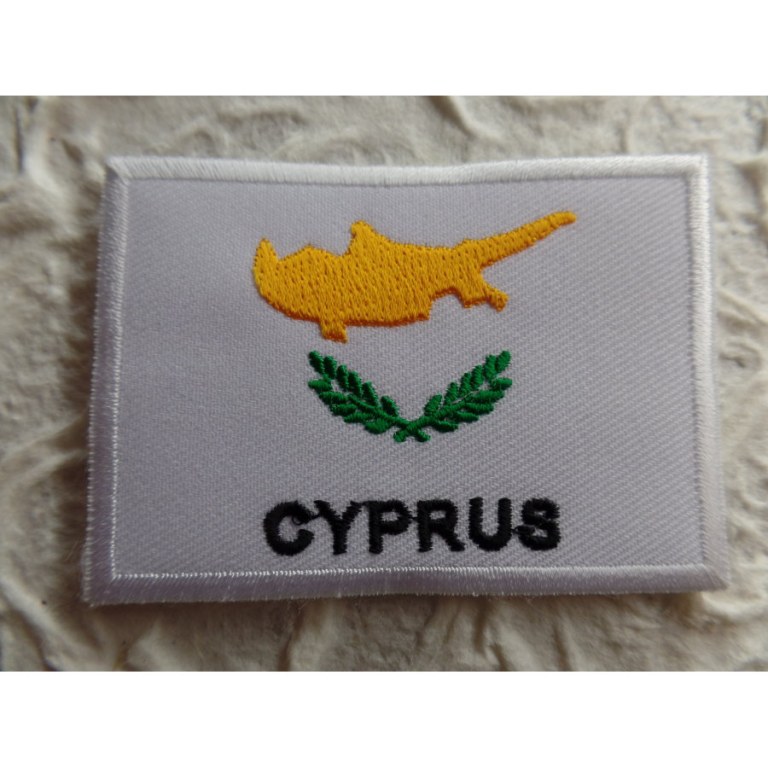 Ecusson drapeau Chypre