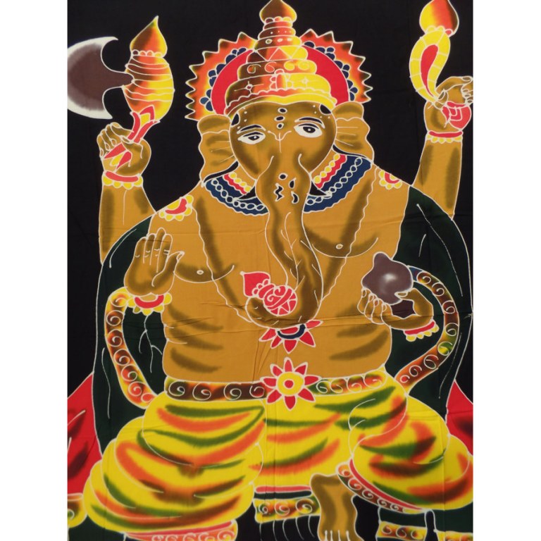 Tenture/paréo lord Ganesh 