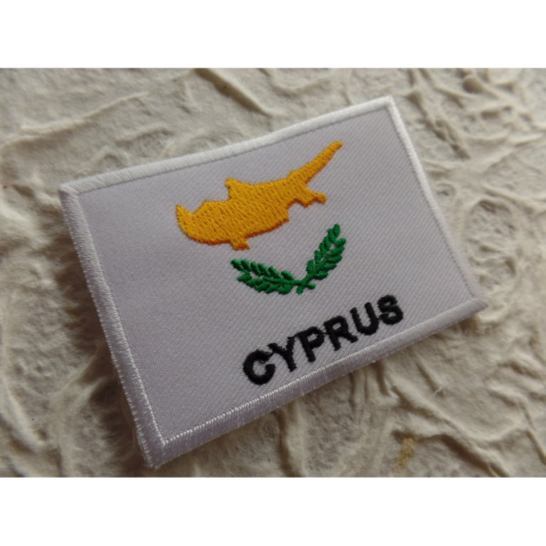 Ecusson drapeau Chypre