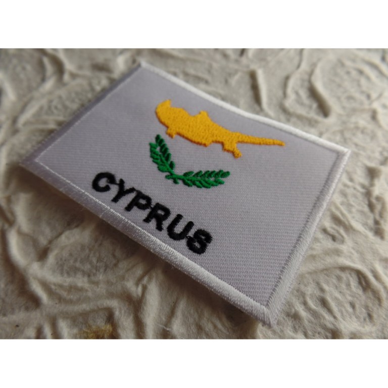 Ecusson drapeau Chypre