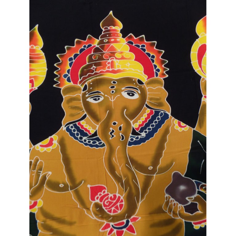 Tenture/paréo lord Ganesh 