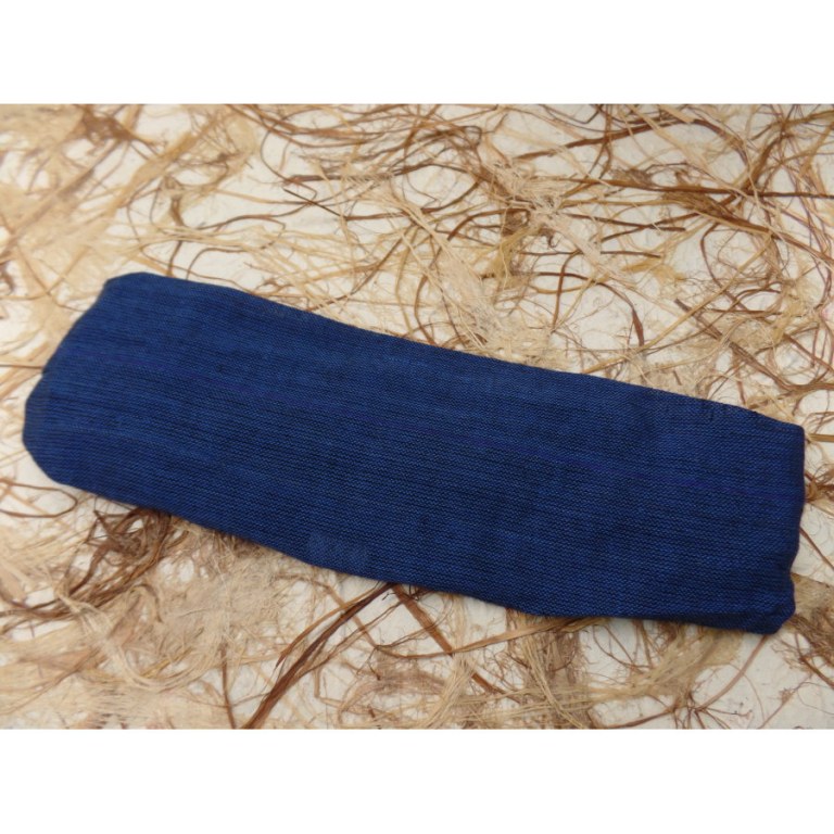 Bandeau cheveux bleu marine