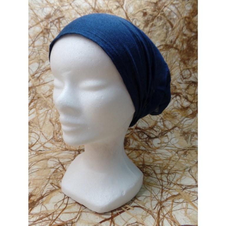 Bandeau cheveux bleu marine