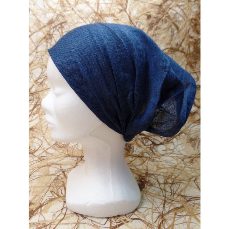 Bandeau cheveux bleu marine