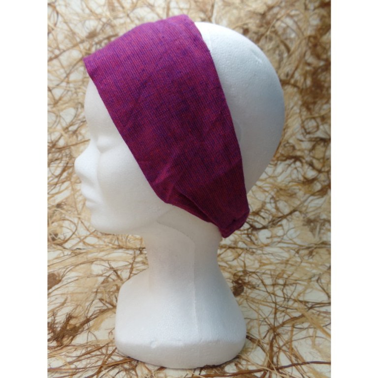 Bandeau cheveux bordeaux