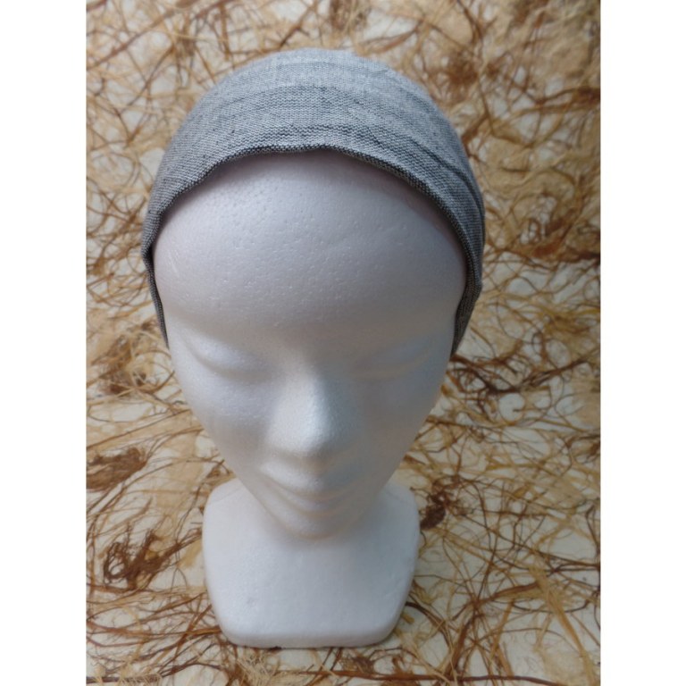 Bandeau cheveux gris