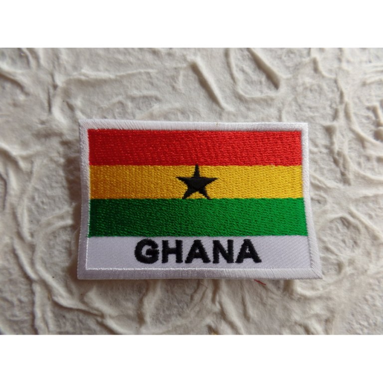 Ecusson drapeau Ghana