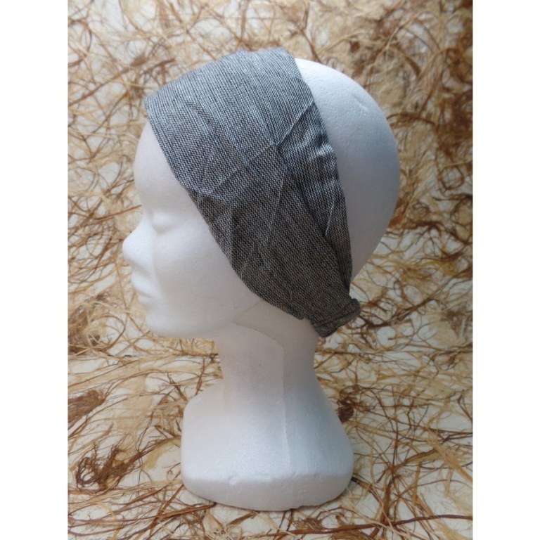 Bandeau cheveux gris