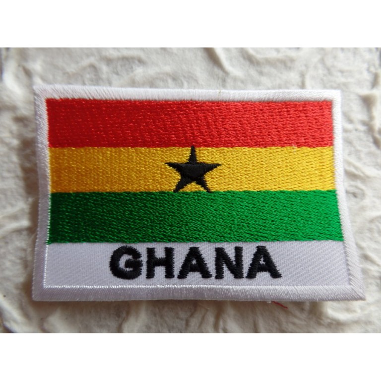 Ecusson drapeau Ghana