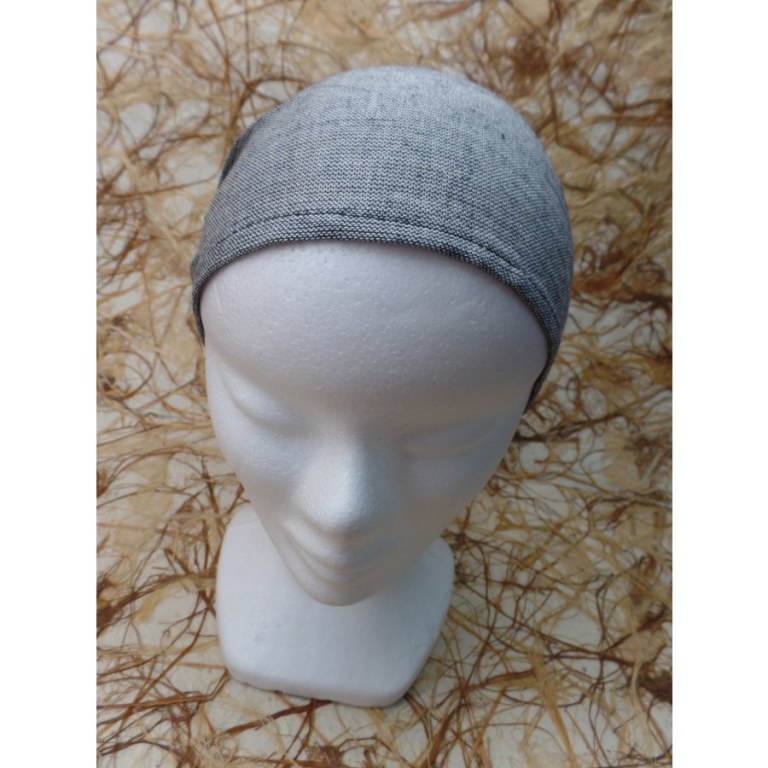 Bandeau cheveux gris