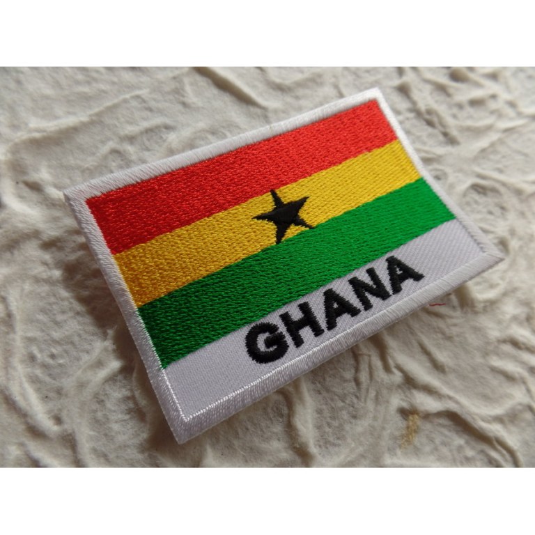 Ecusson drapeau Ghana