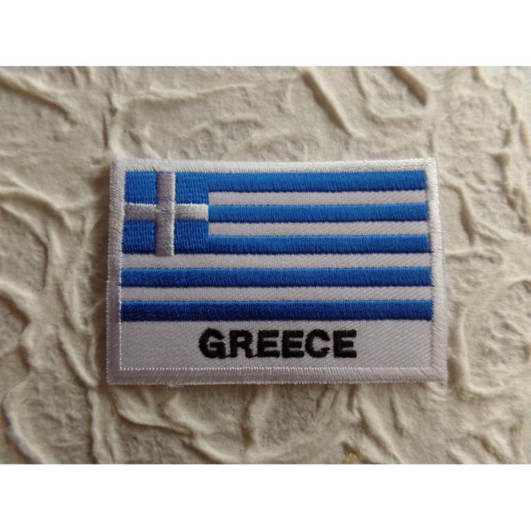 Ecusson drapeau Grèce