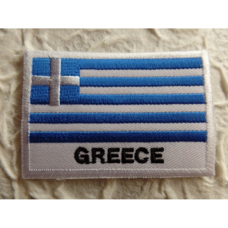 Ecusson drapeau Grèce