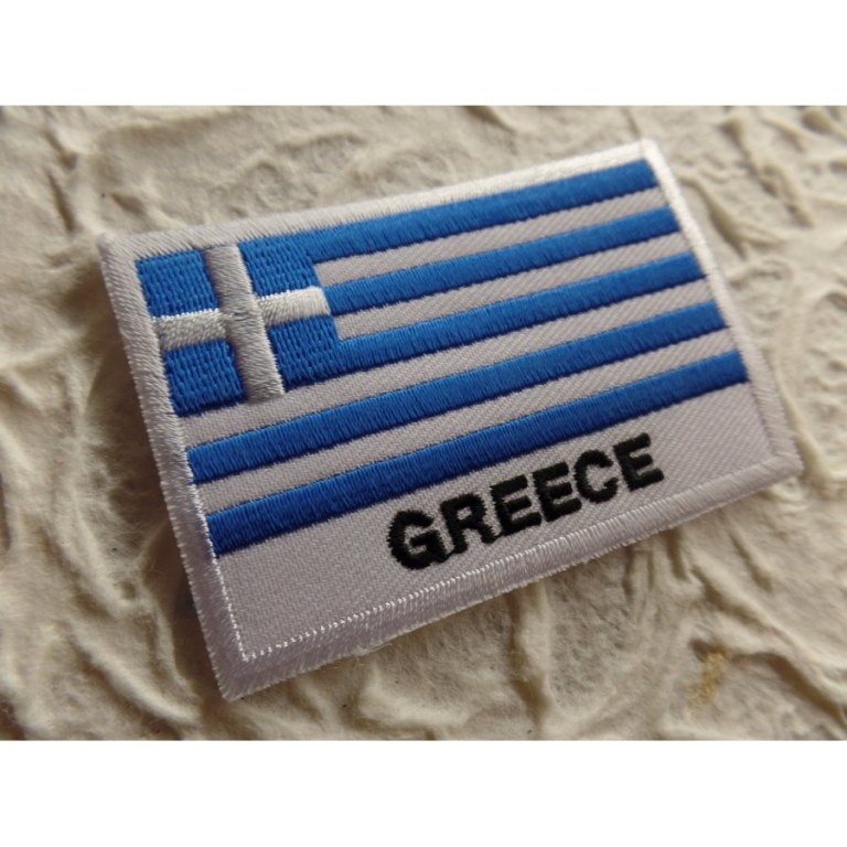 Ecusson drapeau Grèce