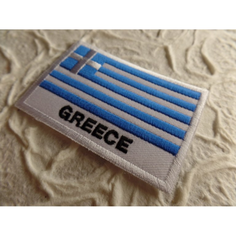 Ecusson drapeau Grèce