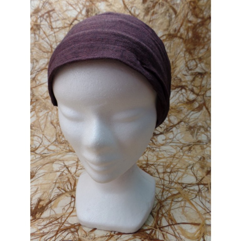 Bandeau cheveux marron