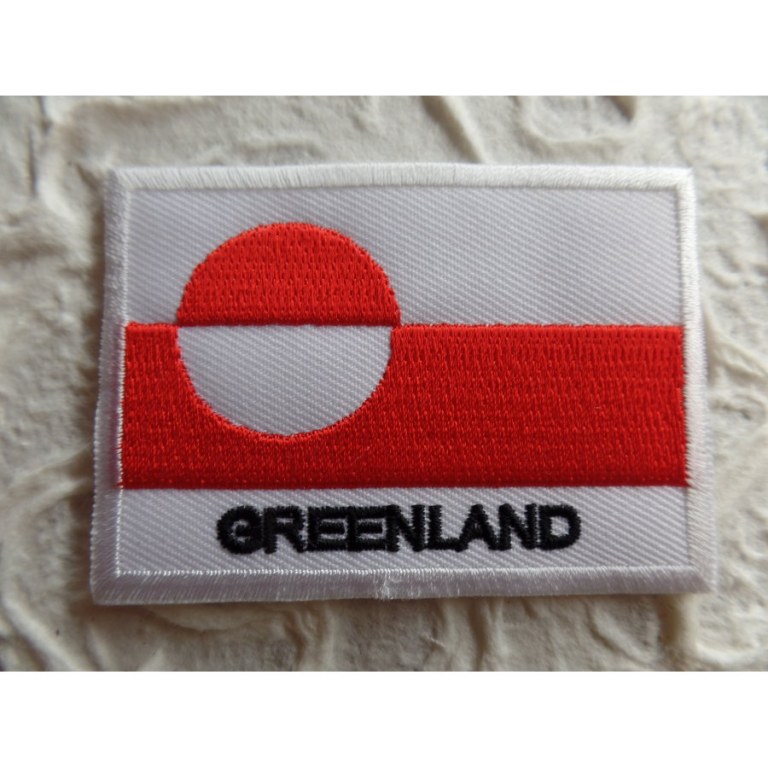 Ecusson drapeau Groenland