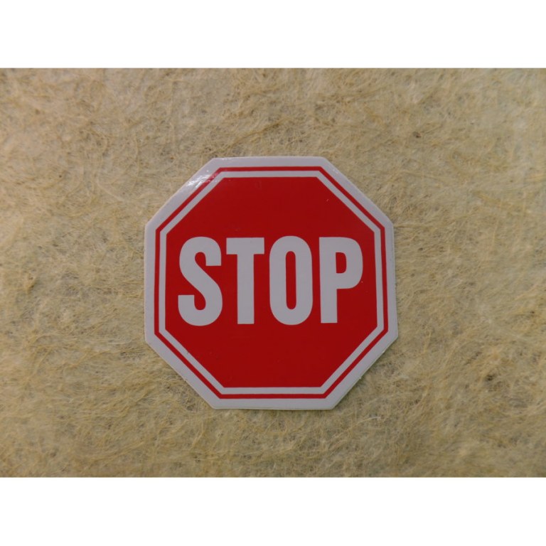 Autocollant stop