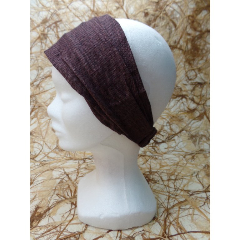 Bandeau cheveux marron