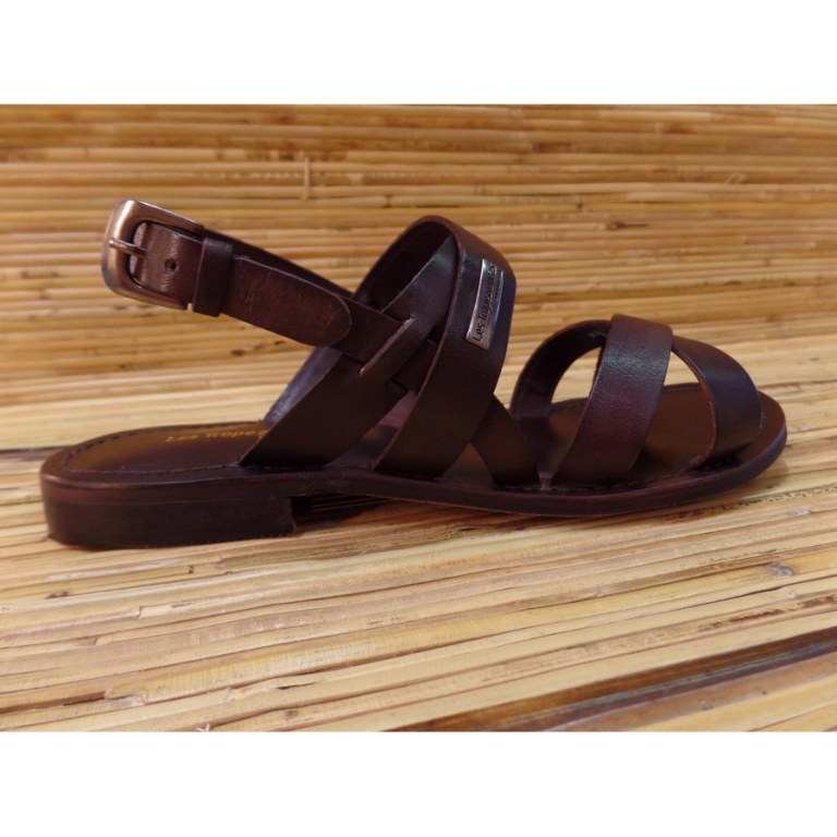 Sandales Tropéziennes Maline chocolat