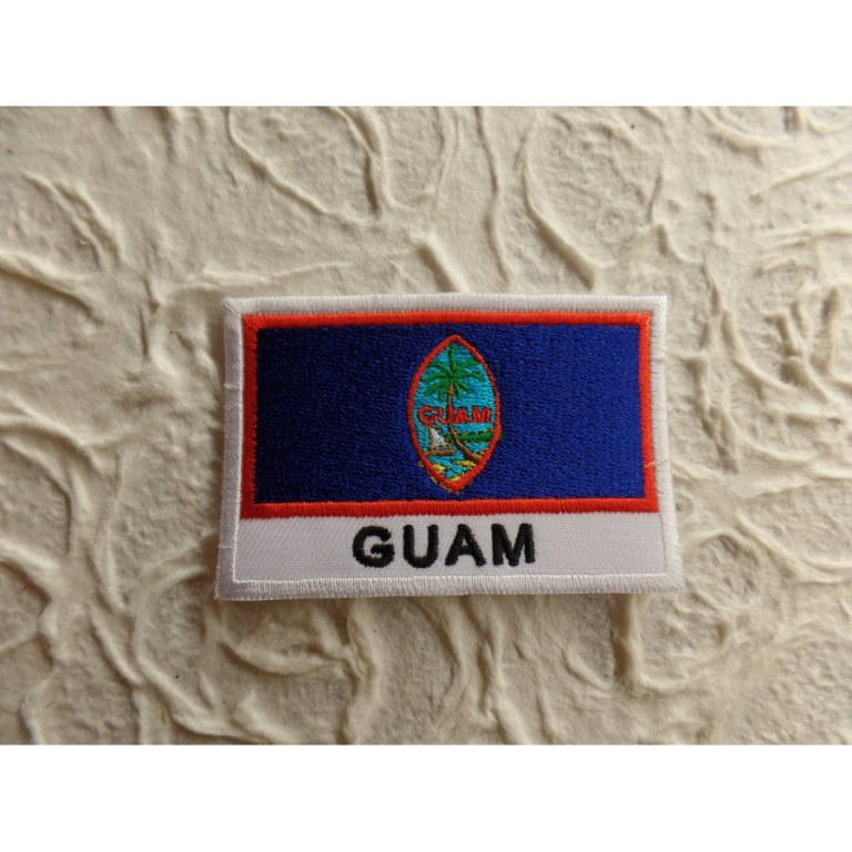 Ecusson drapeau Guam