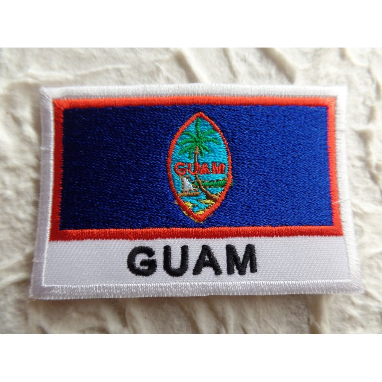 Ecusson drapeau Guam