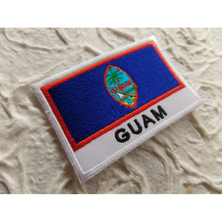 Ecusson drapeau Guam