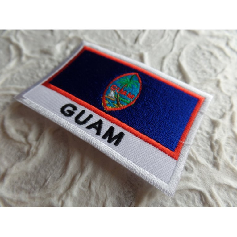 Ecusson drapeau Guam