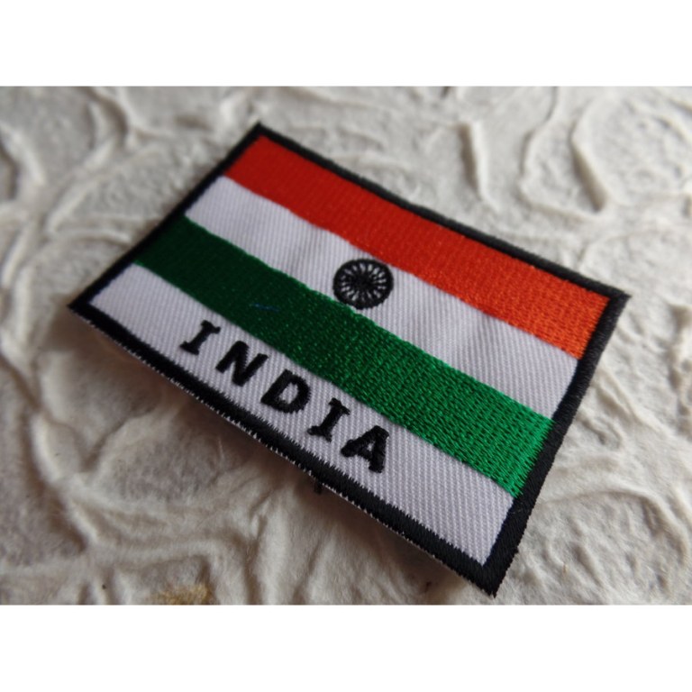 Ecusson drapeau Inde