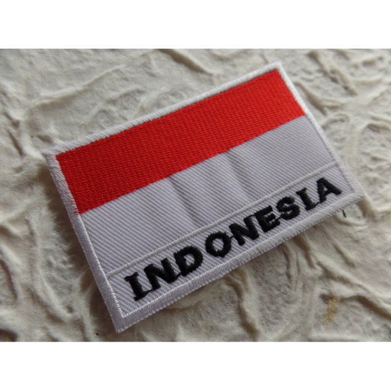 Ecusson drapeau Indonésie
