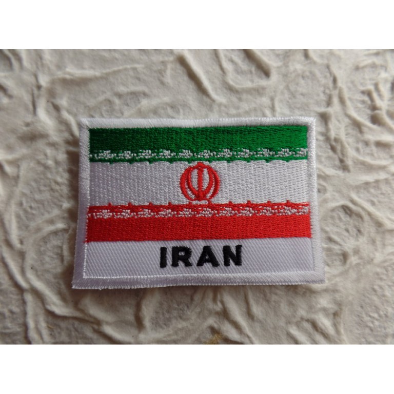 Ecusson drapeau Iran