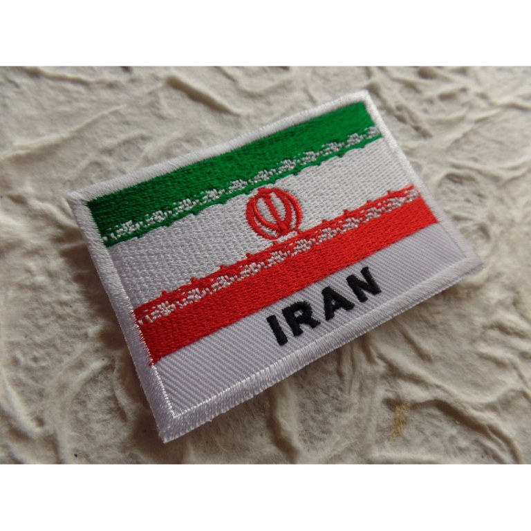 Ecusson drapeau Iran