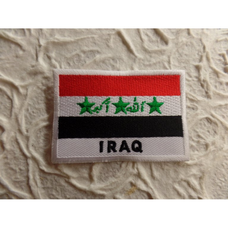 Ecusson drapeau Irak