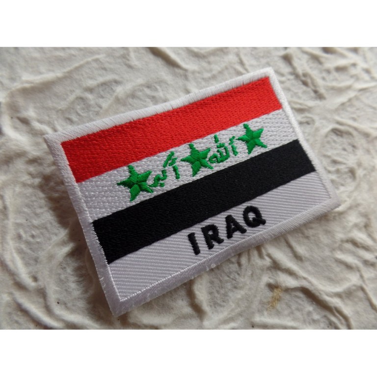 Ecusson drapeau Irak