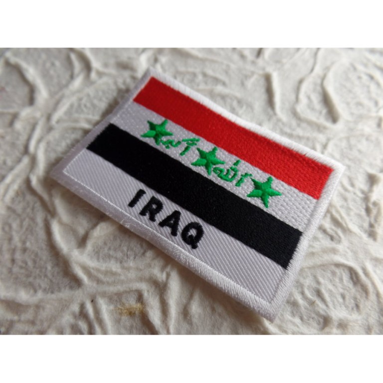 Ecusson drapeau Irak