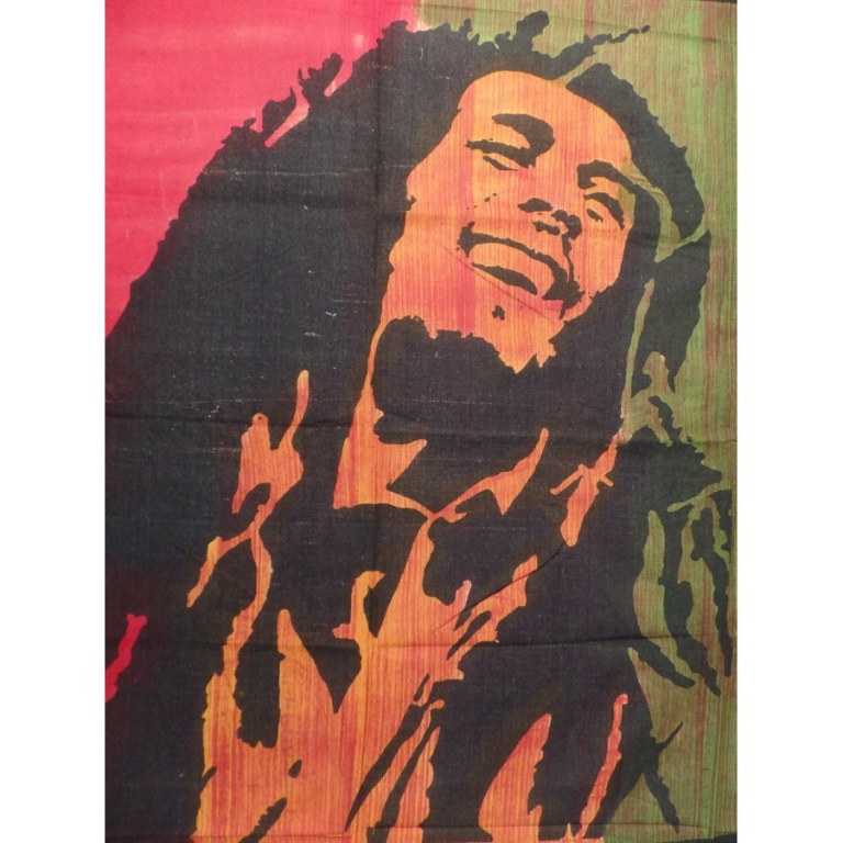 Tenture striée maxi Bob Marley one love