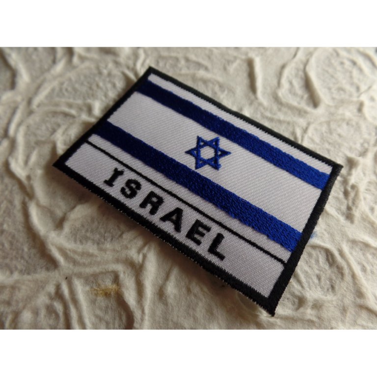 Ecusson drapeau Israël