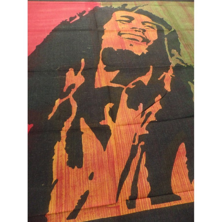 Tenture striée maxi Bob Marley one love