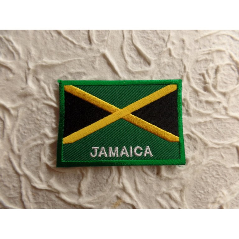 Ecusson drapeau Jamaïque