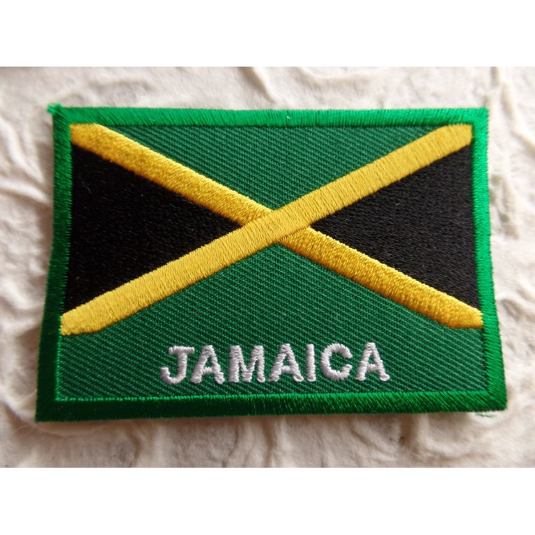 Ecusson drapeau Jamaïque