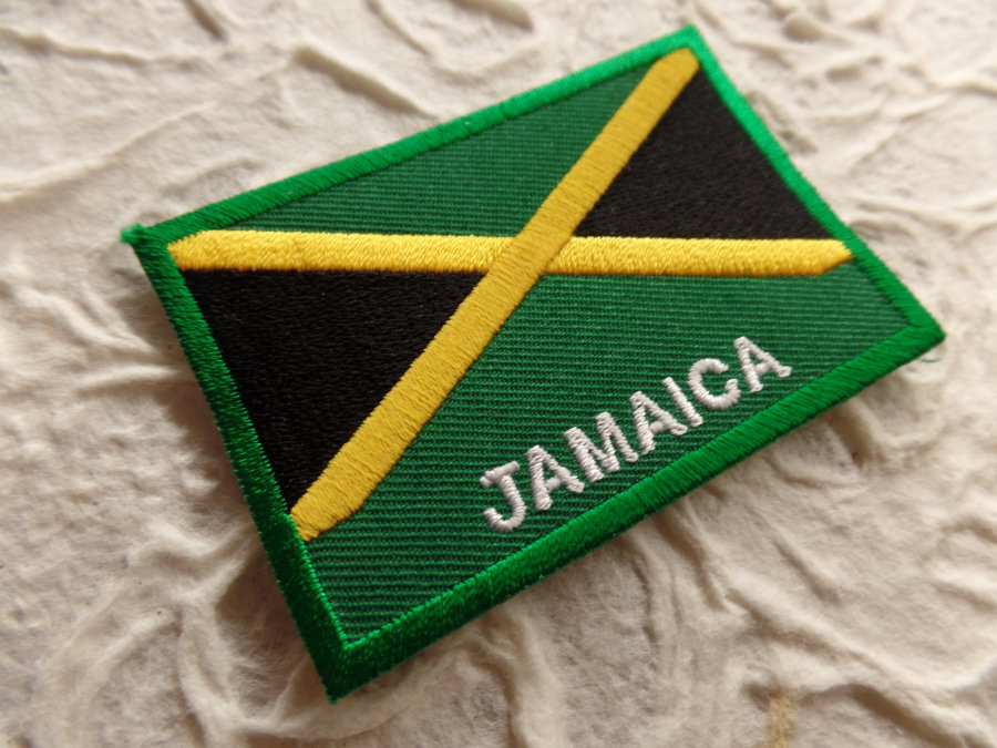 Ecusson drapeau Jamaïque