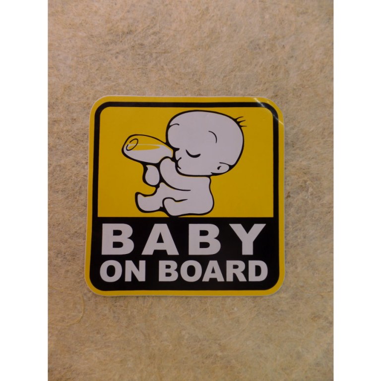 Autocollant bébé à bord
