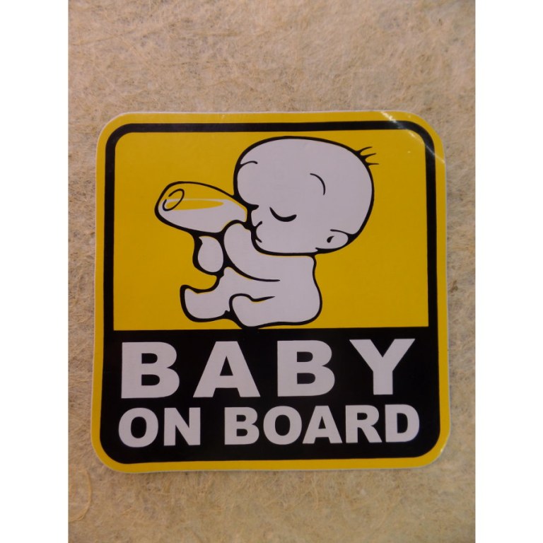 Autocollant bébé à bord