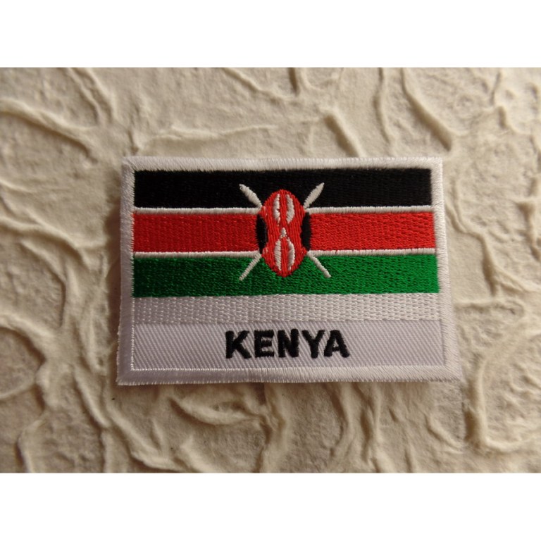 Ecusson drapeau Kenya