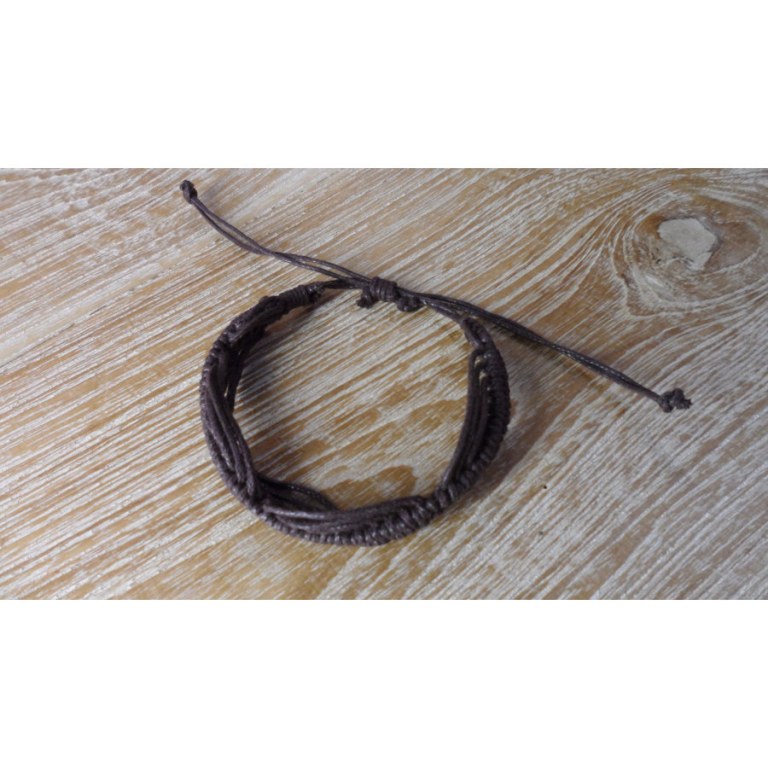 Bracelet marron wave 