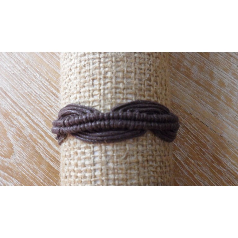 Bracelet marron wave 