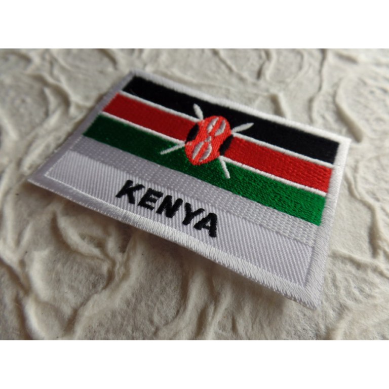 Ecusson drapeau Kenya