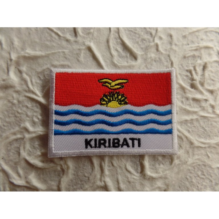 Ecusson drapeau Kiribati